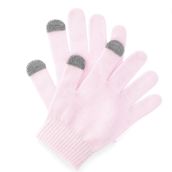 Wonder Nation Girls Pom Hat and Glove Set, 2-Piece Set - Picture 2 of 3